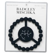 Wholesale - 1pc Silicone Peace Teether - Navy Constellation Print C/P 100, UPC: 195010123020